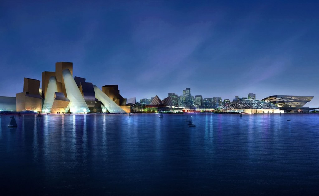 Guggenheim Abu Dhabi rendering