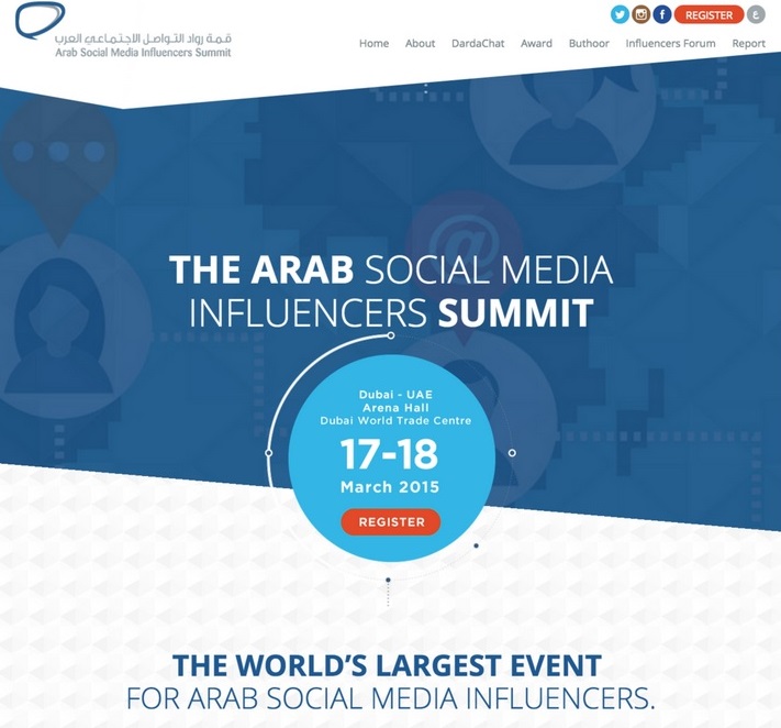 Arab social media influencers summit