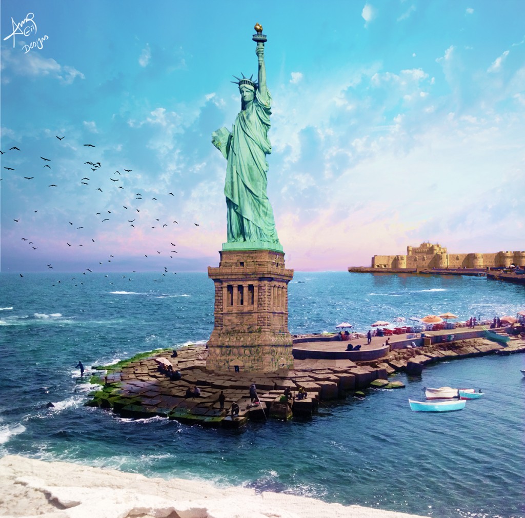 Statue of Liberty in Alexandria 